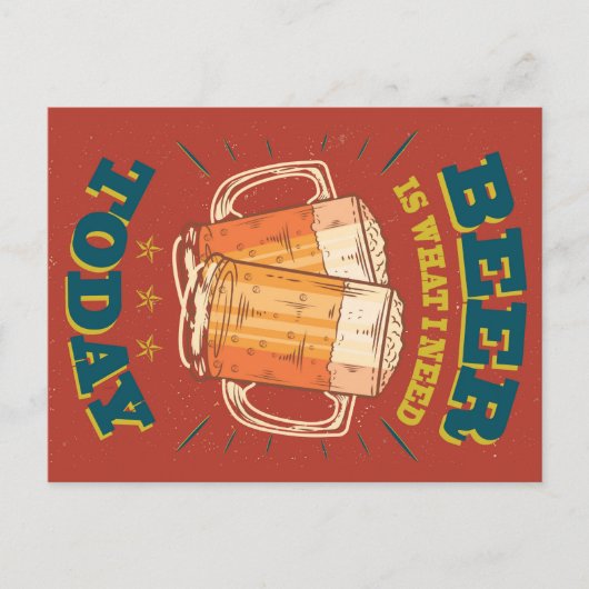 ビール ポストカード (正面)