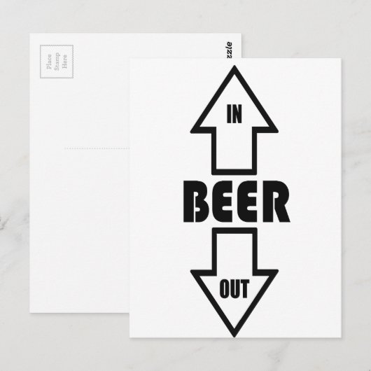 ビール ポストカード (正面/裏面)