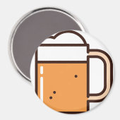 ビール マグネット (正面/裏面)