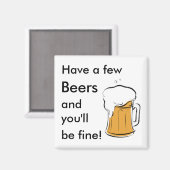 ビール マグネット (正面/裏面)