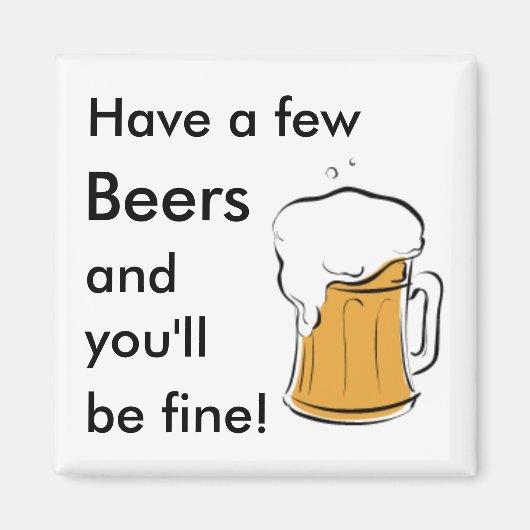 ビール マグネット (正面)