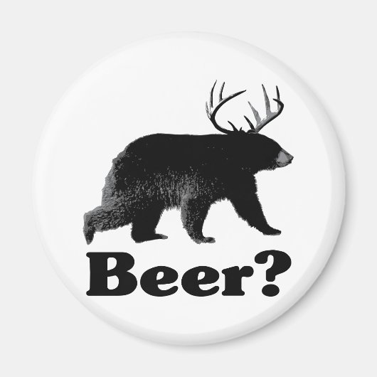 ビール？ マグネット (正面)