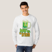 ビール・ミー・アイム・アイリッシュ Tシャツ (正面フル)