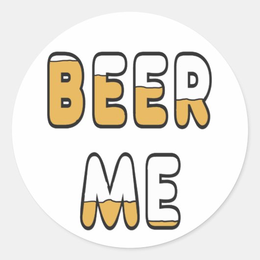 ビール ラウンドシール (正面)