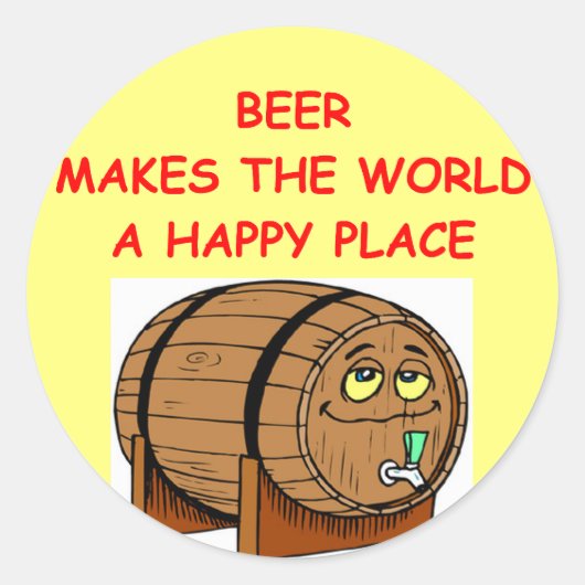 ビール ラウンドシール (正面)