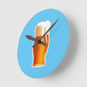ビール ラウンド壁時計 (傾斜)