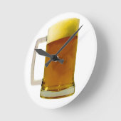 ビール ラウンド壁時計 (傾斜)