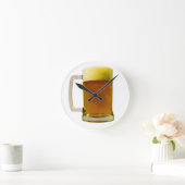 ビール ラウンド壁時計 (ホーム)