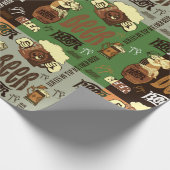 ビール ラッピングペーパー (角)