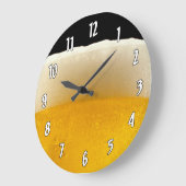 ビール ラージ壁時計 (傾斜)