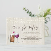 ビール&ワインリハーサルディナーの前の夜 案内状 (スタンド正面)