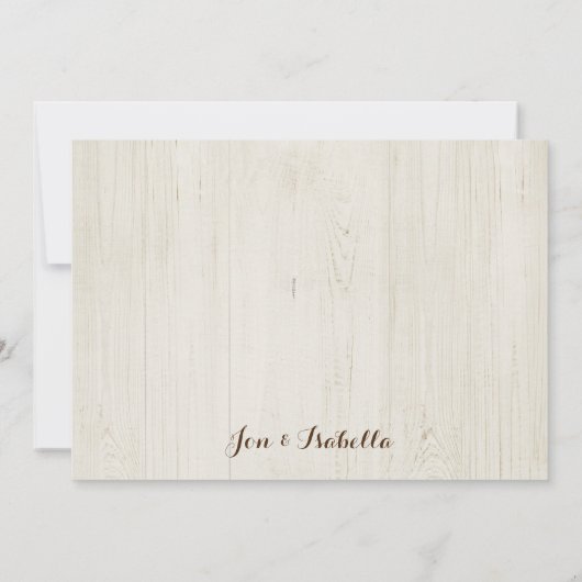 ビール&ワインリハーサルディナーの前の夜 案内状 (裏面)