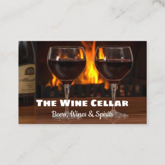 ビール・ワイン&スピリッツの名刺。 名刺 (正面)