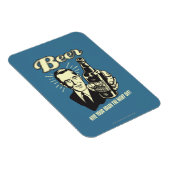 ビール:与え夜は頭が離れる マグネット (右側)