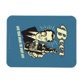 ビール:与え夜は頭が離れる マグネット (横)