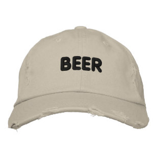 ビール 刺繍入りキャップ
