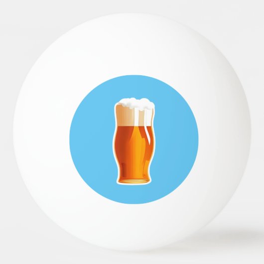 ビール 卓球ボール (正面)