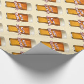 ビール(幸せなBeerthday)のガラス ラッピングペーパー (角)