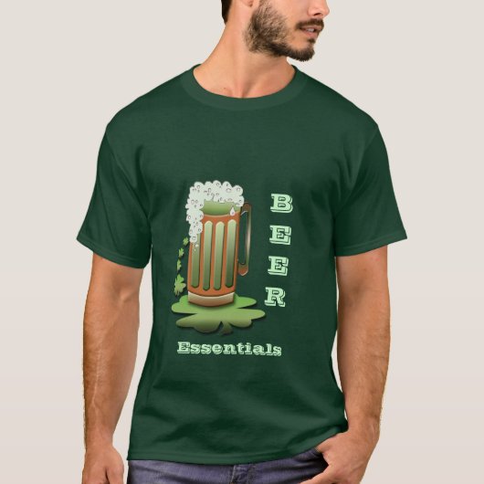 ビール、必需品 Tシャツ (正面)