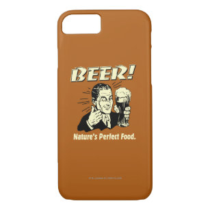 ビール: 性質の完全な食糧 iPhone 8/7ケース