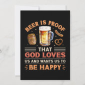 ビール 招待状 (裏面)
