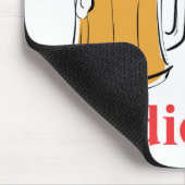 ビール-放射線技師--があるところ マウスパッド (コーナー)