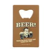 ビール：救済友達がファンニエに見える クレジットカード栓抜き (裏面)