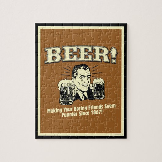 ビール:救済友達がファンニエに見える ジグソーパズル (縦)