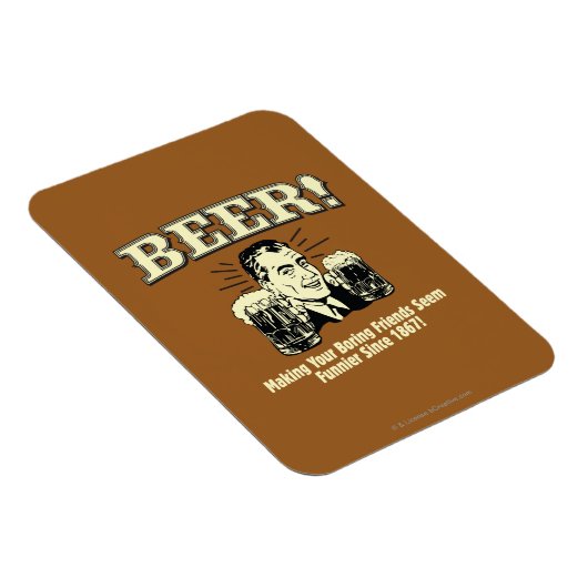 ビール:救済友達がファンニエに見える マグネット (右側)