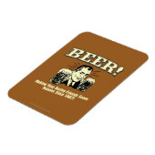 ビール:救済友達がファンニエに見える マグネット (左側)