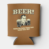 ビール：救済友達がファンニエに見える 缶クーラー (正面)