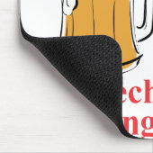 ビール-機械工学者--があるところ マウスパッド (コーナー)