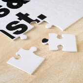 ビール=水&モルト&ホップ&イースト。 ジグソーパズル (側面)