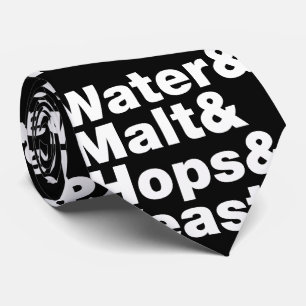 ビール=水&モルト&ホップ&イースト。 ネクタイ