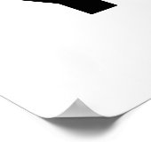 ビール=水&モルト&ホップ&イースト。 ポスター (角)