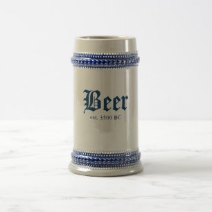 ビール、米国東部標準時刻。 3500紀元前に ビールジョッキ