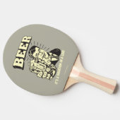 ビール:缶での休暇 卓球ラケット (横)