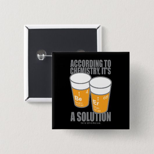 ビール 缶バッジ (正面&裏面)