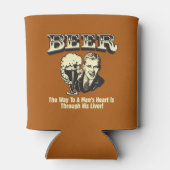 ビール：肝臓を通してハートを探す方法 缶クーラー (裏面)