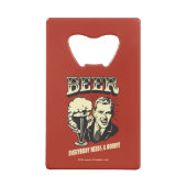 ビール:誰でも趣味が必要 クレジットカード栓抜き (裏面)