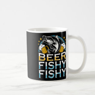 ビール 釣り好き 魚 釣り人 レトロ コーヒーマグカップ