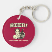 ビール:飲み放題 キーホルダー (裏面)