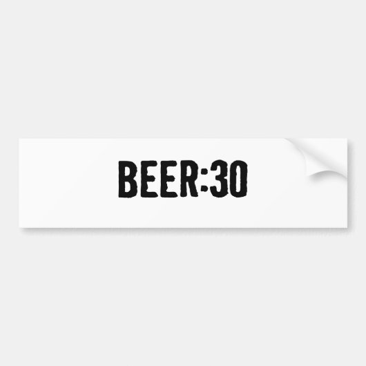 ビール:30 バンパーステッカー (正面)