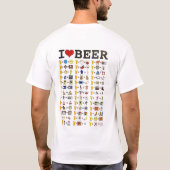 ビール Tシャツ (裏面)