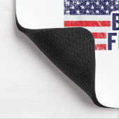 ビールBacon S &;自由おもしろい- Usa Flag Bbq Dr. マウスパッド (コーナー)