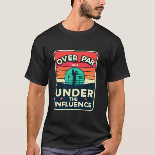 ビールGを飲み過おもしろいぎ Tシャツ (正面)