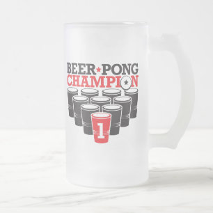 ビールPongのチャンピオン フロストグラスビールジョッキ