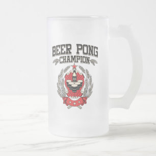 ビールPongのチャンピオン フロストグラスビールジョッキ