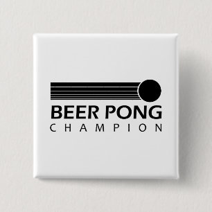 ビールPongのチャンピオン 缶バッジ