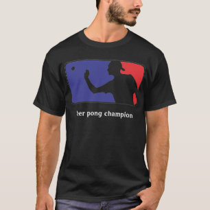 ビールpongのチャンピオン tシャツ